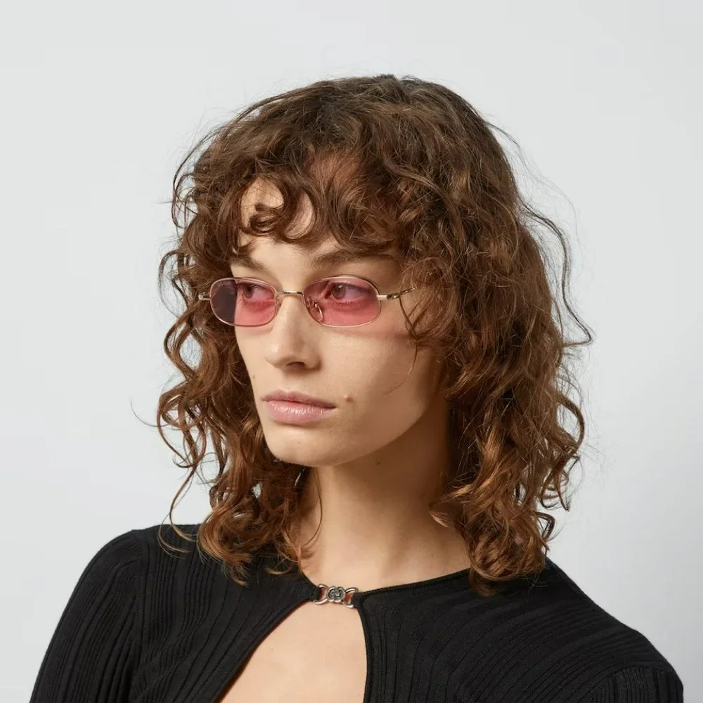 Gucci GG1648S 005 BRAND NEW Sunglasses Gold Pink Unisex Rectangle